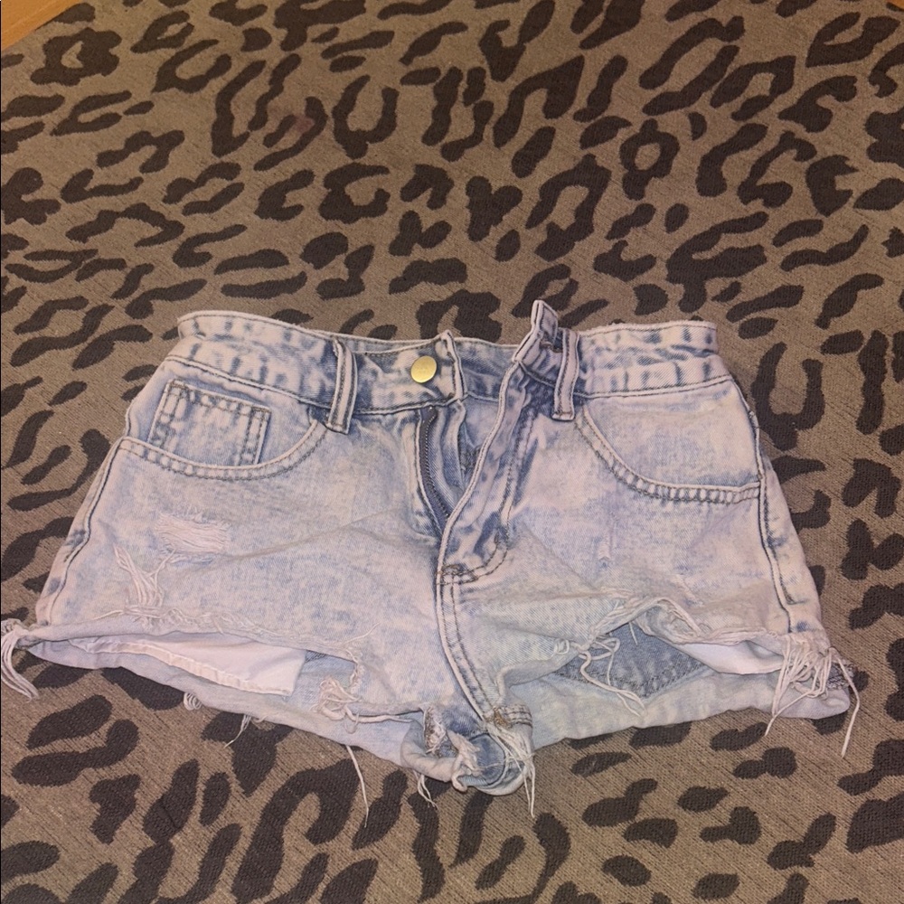Denim Distressed Women Shorts